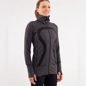 Lululemon Athletica Charcoal Zip-Up Jacket